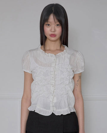 Saya Frill Puff Blouse